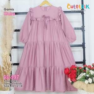 Gamis Kimira Anak dan Remaja Cutetrik GS 397 Gamis Muslim Remaja Terbaru Gamis Cutetrik Terbaru Gamis Muslim Polos