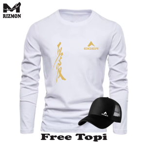 BELI BAJU GRATIS TOPI...!!! Kaos Distro Lengan Panjang - Tshirt Distro Logo CresGer Kirka Text Gold - Kaos Pria Dan Wanita Premium Quality