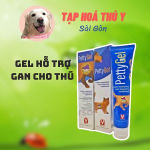 PETTY GEL bổ sung dinh dưỡng và hỗ trợ bệnh gan cho chó mèo