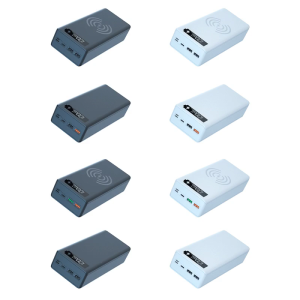 Detachable LCD QC3.0 PD 16x18650 for Case 5W/10W Wireless Charging Box for Shell