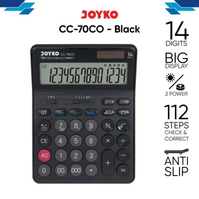 Calculator Kalkulator Joyko CC-70CO 14 Digits Check & Correct
