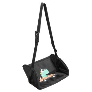 CYI47 Waterproof Travel Foot Rest Foldable Adjustable Hanging Foot Pad Wear-resistant Non-slip Car Seat Gap Leg Sling Long Journey