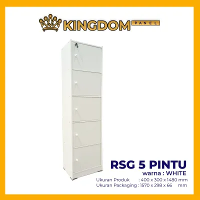RAK BUKU SERBAGUNA SUSUN 5 RSG 5 / LEMARI PAJANGAN [PARCIL]