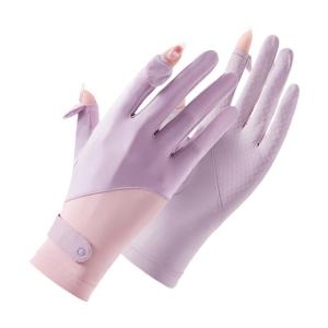 Outdoor Sun Protections Gloves Nonslip Lady Thin Bicycles Riding Gloves Light Weight Breathable Sports Gloves Enduring