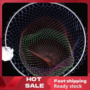 🚚【Local Express Delivery】🚚 1 Pcs Nylon Fishing Net Rhombus Mesh Hole Net Collapsible Fishing Tools 3 Sizes