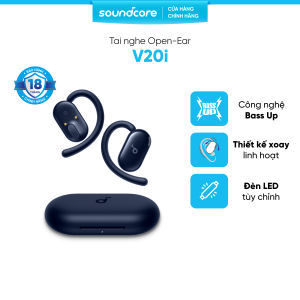 Tai nghe bluetooth Open-Ear soundcore V20i thiết kế mở | Siêu gọn nhẹ | Chống nước và bụi IP55