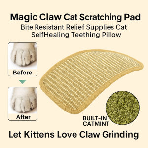 Cat toys for teething and chewing Catnip pillows Catnip supplies Cat scratching pads for self-entertainment
