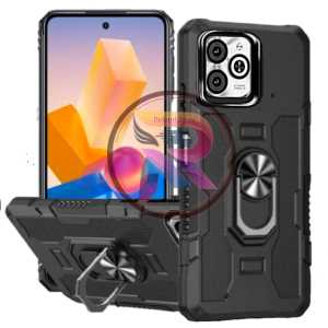 Casing Hp Untuk Infinix Hot 40i  Hard Case Robot Hit Eye Whit Ring Transformer Phantom Armor