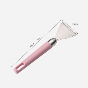 ANANAA Thép không gỉ Dụng cụ loại bỏ vảy cá Tay cầm ABS Nấu ăn Dụng cụ hải sản Nhanh chóng chuẩn bị cá Mịn Dụng cụ cạo vảy cá