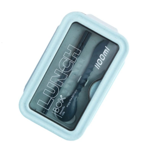 กล่องเบนโตะฉนวนกันความร้อนพร้อมช่องใส่อาหารแท่นวางโทรศัพท์หลายส่วนสำหรับใช้ในสำนักงานกลางแจ้ง