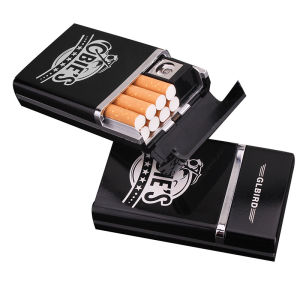 Creative Cigarett Case with USB Lighter Charging High-end Fashion Gift Anti-pressure Cigarett Case Men Advertising Gift Custom8pcs Capacity