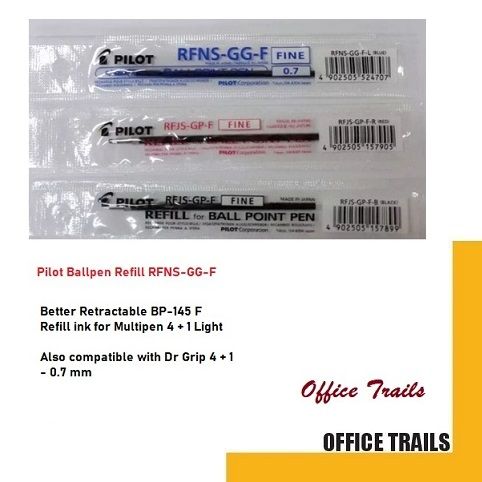 Pilot ballpen refill RFNS-GG-F Pen Refill Options