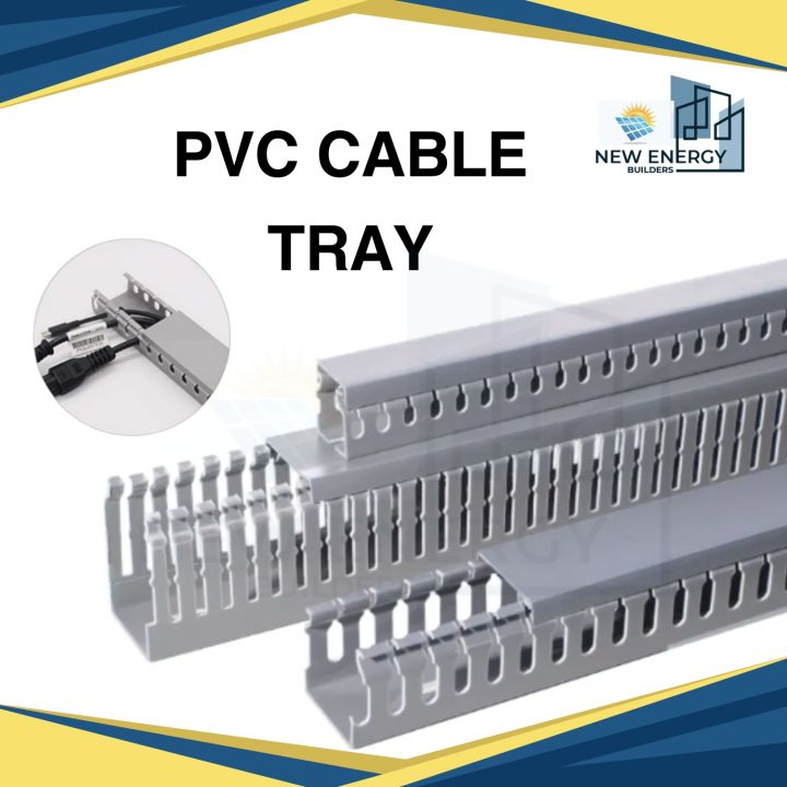 Slotted Pvc Part N.E.B PVC Cable Tray Duct Slotted industrial environmental protection ...