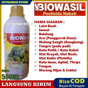 BIOWASIL Pestisida Organik Obat Anti Hama Tanaman Mengatasi Wereng Coklat pada Padi dll - Obat Pestisida Wereng Coklat - Insektisida Untuk Wereng Coklat - Obat Pembasmi Hama Wereng Coklat - Cara Mengatasi Hama Wereng Coklat Pada Padi