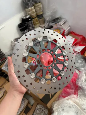 [ Rẻ vô Địch ] Đĩa thắng trước size 260/267mm gắn thông dụng cho xe đi mâm 4 lỗ Wave Sirius Vario Ex135 ...
