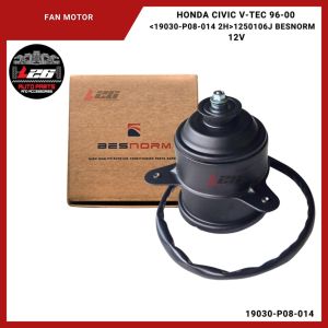 BESNORM Fan Motor Radiator / Condenser for Honda Civic V-Tec 1996-2000 19030-P08-014 2H 1250106J