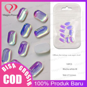 10PCS Rhinestone Nail Art / Permata Nail Art / Aksesoris Rhinestone Permata Ukuran Besar