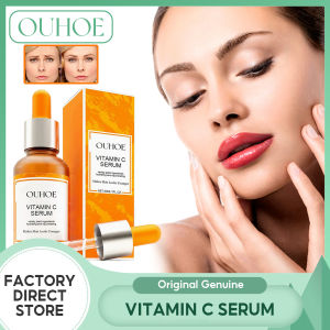 Ouhoe Vitamin C Serum For Face Brighten Skin Lighten Vitamin C Serum With Collagen Skin Spots Moisturizing Repair Anti-Aging Melanin Corrector Skin Vitamin C Serum Whitening 30ml