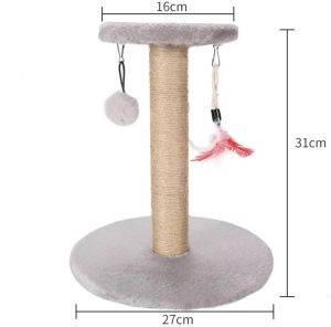 READY STOCK!!!! Sisal Cat Tree Scratcher Pets Kitten Scratching Post Board Cat Toys