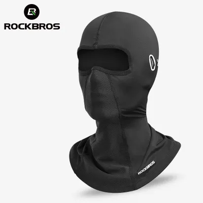 【Local Delivery】ROCKBROS Bike Full Face cover Headgear Neck cover Summer Breathable Sun UV Protection Balaclava Glasses Hole Men Women Quick-Drying Reusable The Flash
