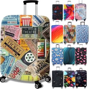 New Luggage Cover Travel Suitcase Protective Cover 18-32 Inch Thick Elastic Dust Covers Travel Accessories Luggage Supplies