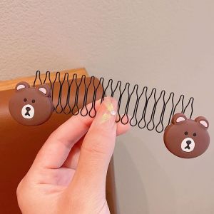 Porozi KUROMI Hair Comb Cartoon Fashion Cute Comb for Baby Girls Hair Clip Back Headwear Hair Accessories