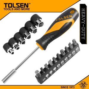 Tolsen Heavy Duty 17pcs Socket and Bit Set 20045