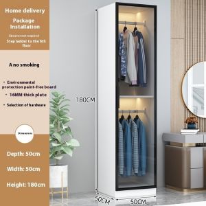 Wardrobe Modern Luxury Cabinets Bedroom Small Apartment Economic Rental Housing Wardrobe Cabinet