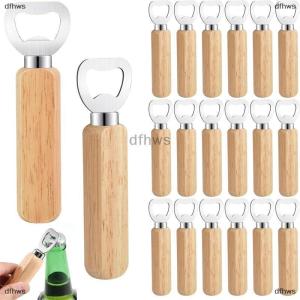 [COD] dfhws Wine Opener Bartender Bottle Opener Wooden Handheld Wine Beer Soda Cap Bottle Opener For Home Kitchen Bar
