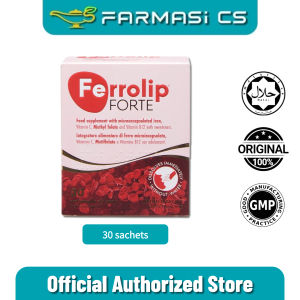 [𝐁𝐄𝐒𝐓 𝐒𝐄𝐋𝐋𝐄𝐑] Ferrolip FORTE 补铁复合维生素补充剂 Improve anemia & Supplement nutrition 30s