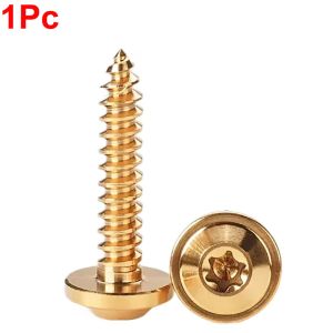 NOER GR5 Self Tapping Screw Titanium M4 M5 Titanium Fastener Lightweight Torx Drive Torx Umbrella Screw