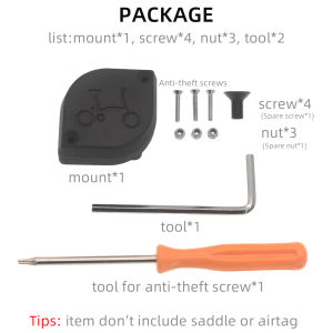 ที่จับยึดอานจักรยาน TWTOPSE สำหรับแท็กแอร์โบรมป์ตันป้องกันการสูญเสียที่วาง Bke 3D การพิมพ์เคสป้องกันซ่อนใต้อาน