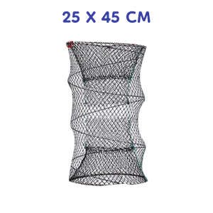 Miloku Bubu Perangkap Jebakan Jaring Jala Prangkap Lipat Bulat Ikan Udang Kepiting Sungai Danau Laut Alat Pancing Fish Trap Net 25 30 33 cm