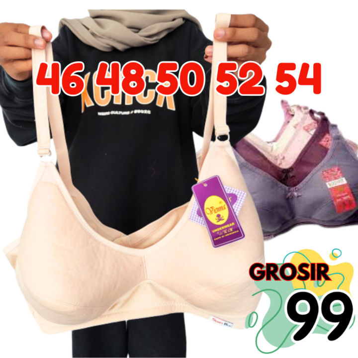 EXTRA BIG SIZE SPORT Bra Bh Super Jumbo ukuran 44 46 48 50 52 54
