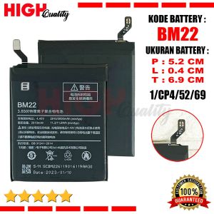 Baterai Xiaomi Mi 5 / Mi5 Pro / Mi 5 Prime Batre Battery Original BM22 BM-22