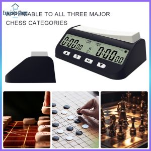 Game Timer with Basic Delay and Positive Time Features Competition Game Stopwatch for Chess Game I-GO and Chinese Chess