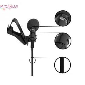 MIZ 3.5Mm Jack Lavalier Tie Clip Bài Giảng Micro Mini Âm Thanh Mic Cho Máy Ảnh Máy Tính Điện Thoại