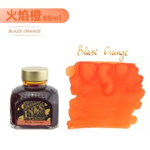 DIAMINE Fountain Pen Ink 80ml Wild Strawberry Red Dye Based Non Carbon Color Ink for Journal Hand Writing Drawing Stationery Ink