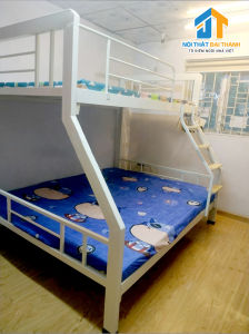 Giường sắt hai tầng hộp 4x8 sắt dày CAO CẤP nhiều kích thước