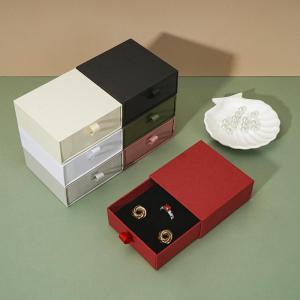 shiqinbaihuo Đồ trang sức ngăn kéo tổ chức Hộp Vòng bông tai vòng đeo tay vòng cổ mặt dây chuyền portabl lưu trữ giấy trường hợp đồ trang sức bao bì hiển thị