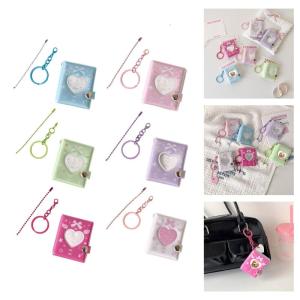 Portable Student Ids Organizer Sweet Pattern PVC Photo Album Durability Storage Collector For Travel Essential