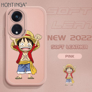 Hontinga Casing Case For OPPO Reno8 T 5G Reno 8T Reno8T 5G Case Cartoon Anime Luffy leather Soft Silicone Phone Case Full Cover Camera Protection Cases Shockproof Back Cover Phone Casing Softcase For Girls