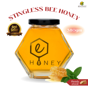 Melipoly 380gm Madu Asli Tulen Kelulut Untuk Meningkatkan System Immune Dan Kesihatan Diri | Stingless Bee Honey 100% Original Organic Natural Pure Raw Honey in Malaysia Helps to Boost Up Immune System ST001-0380