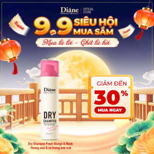 Dầu gội khô sạch dầu tơi tóc không bết dính Diane Perfect Beauty Dry Shampoo Fresh Mango & Musk