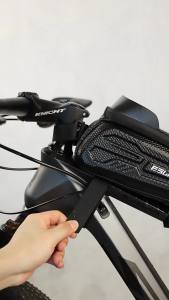 Toptrek Bicycle Bag 6.6in Front Phone Holder Bicycle Case Frame Bag for Bike Road Mountain Cycling Bag MTB Bicycle Accessories