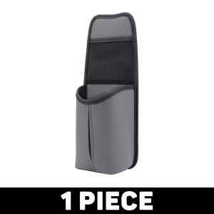Leather Car Seat Side Storage Bag Tissue Multi-Pocket Mesh Phone Bottle Holder Storage Bag Car Organizer