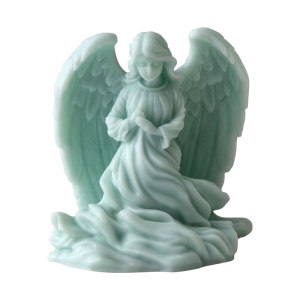 Winged Girl Figurine Silicone Molds Gypsum Silicone Molds for Epoxy Resin Soap Making Fondant Silicone Mould