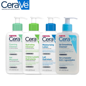 Cerave Foaming Cleanser l Hydrating/Renewing SA /Moisturizing Lotion /Gel Facial Acne Control 236ml