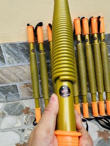 Gậy lò xo tập tay gậy bẻ tập cơ tay vai ngực 80kg-100kg (Bầu Sơn Vàng) tập thể dục tại nhà [ Cao Cấp ]