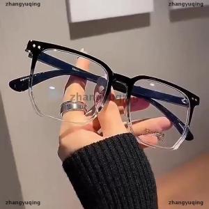 [COD] zhangyuqing Fashion Polygon Glasses Students Women Glasses Anti Blue Light Glasses
